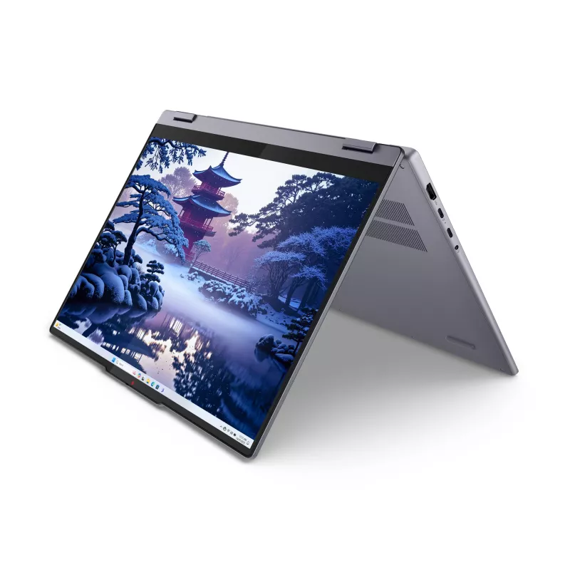 Lenovo IdeaPad 5 2-in-1 16IAL10 Intel Core Ultra 5 225U híbrido (2 en 1) 40,6 cm (16 inch) táctil WUXGA 16 GB LPDDR5x-SDRAM 1 TB SSD Wi-Fi 7 (802.11be) Windows 11 Home alemán gris