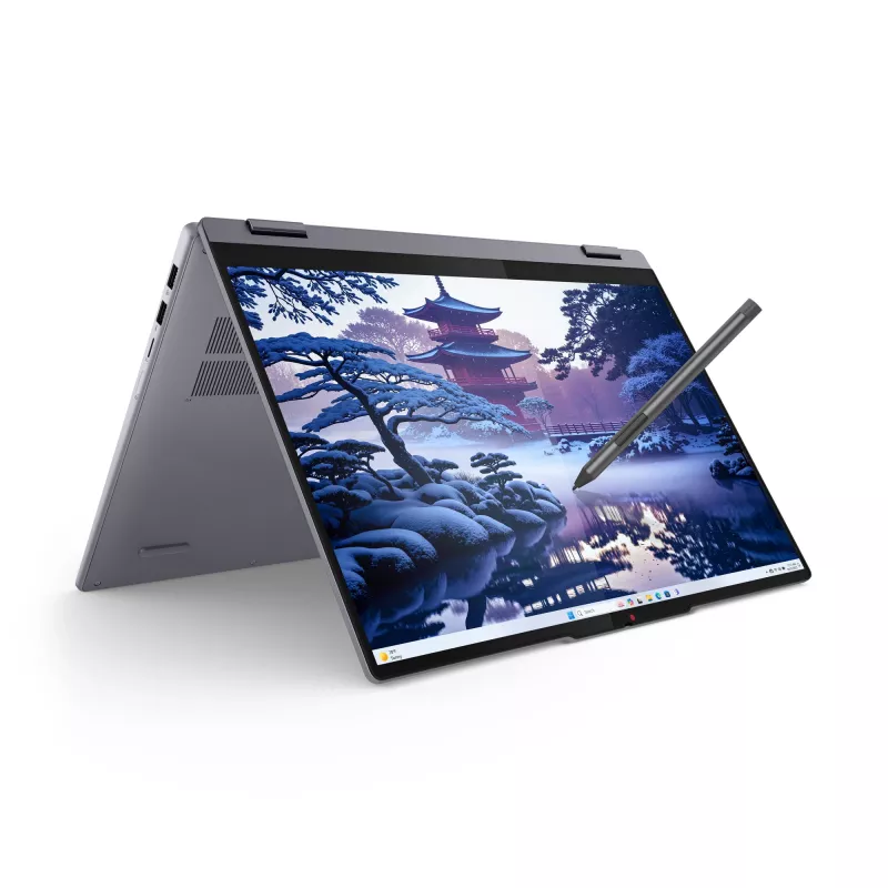 Lenovo IdeaPad 5 2-in-1 16IAL10 Intel Core Ultra 5 225U híbrido (2 en 1) 40,6 cm (16 inch) táctil WUXGA 16 GB LPDDR5x-SDRAM 1 TB SSD Wi-Fi 7 (802.11be) Windows 11 Home alemán gris