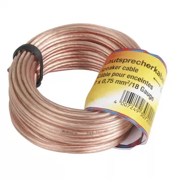 Hama 00205141 cable de audio 10 m cobre, transparente