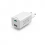 Hama 00201691 cargador móvil smartphone, tablet blanco AC carga rápida interior