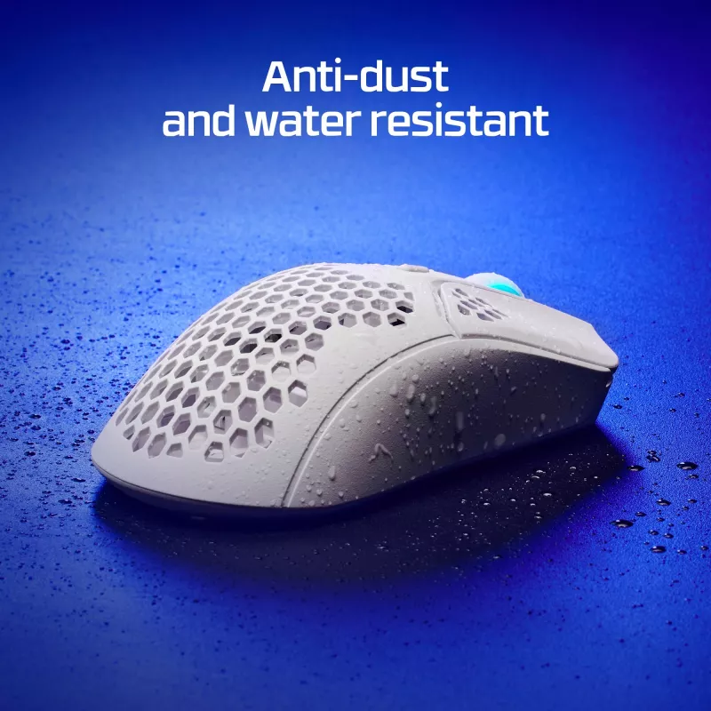 HyperX Pulsefire Haste – ratón gaming inalámbrico (blanco)