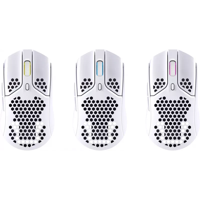 HyperX Pulsefire Haste – ratón gaming inalámbrico (blanco)