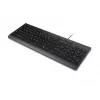 Teclado USB con cable de tamaño completo Lenovo 4Y41R64642 — distribución danesa, 105 teclas, negro