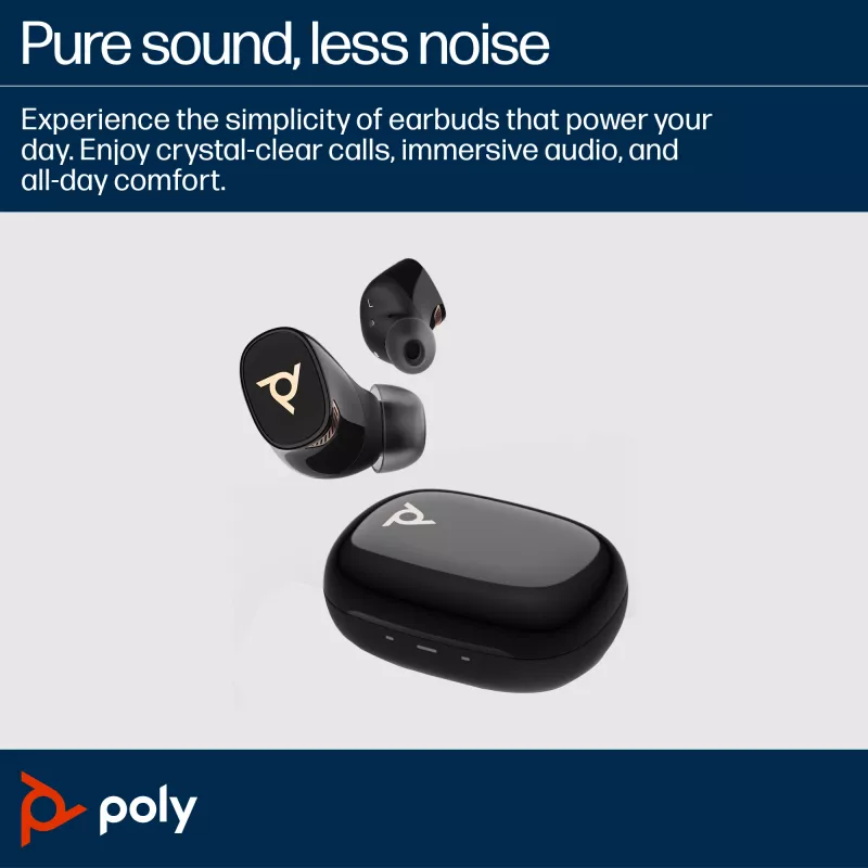 HP Poly Voyager Free 20 Gray auriculares +Basic estuche de carga, gris, China, activo, Windows 10, Windows 11, MacOS, 157 mm