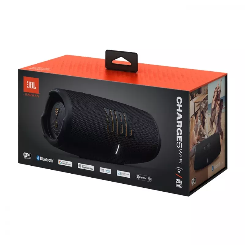 JBL Charge 5 Wi-Fi altavoz portátil estéreo negro 40 W