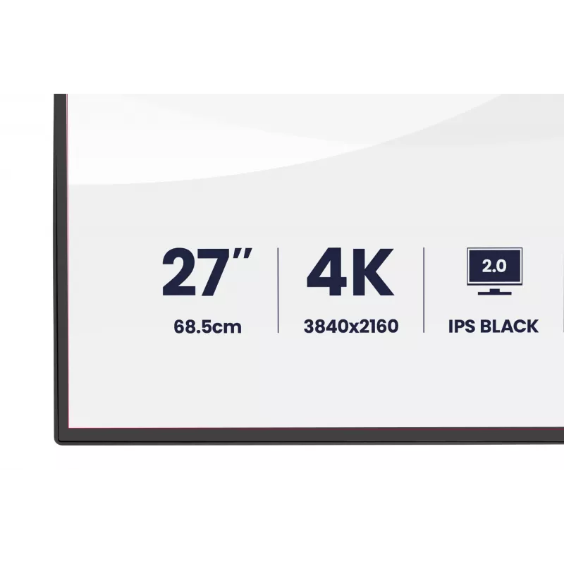 iiyama PROGRAPHIC HB2701UHSNP-B1 monitor de ordenador 68,6 cm (27 pulgadas) 3840 x 2160 píxeles 4K Ultra HD LCD negro
