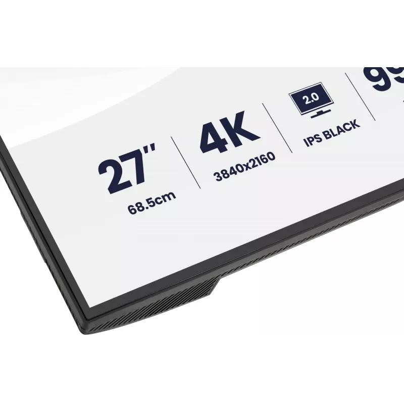 iiyama PROGRAPHIC HB2701UHSNP-B1 monitor de ordenador 68,6 cm (27 pulgadas) 3840 x 2160 píxeles 4K Ultra HD LCD negro