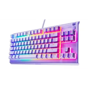 Teclado gaming mecánico TKL STEELSERIES Apex 3 TKL US RGB con retroiluminación, tenkeyless, distribución US