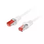 LANBERG cable de red Cat6 S/FTP (S-STP), RJ‑45–RJ‑45, 2 m, blanco