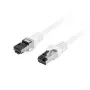 LANBERG cable de red Cat8.1 S/FTP (S-STP) RJ-45–RJ-45 blanco 0,25 m