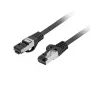 LANBERG cable de red Cat8.1 S/FTP (S-STP) RJ-45–RJ-45 negro 0,25 m