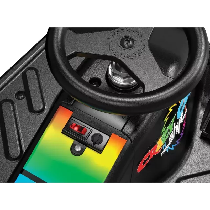 Kart eléctrico de derrape Razor CRAZY CART Shift Lightshow — batería de litio recargable, espectáculo de luces LED, 13 km/h, 40 min