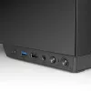 Caja de PC TACENS MARS MC-PULSAR LCD ATX Midi Tower, cristal templado, LCD frontal, USB-C, compatible con GPU 33,2 cm