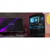 Caja de PC TACENS MARS MC-PULSAR LCD ATX Midi Tower, cristal templado, LCD frontal, USB-C, compatible con GPU 33,2 cm