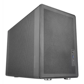 Caja de PC Mini Tower TACENS Mars Gaming MC-XPRO — Mini-ITX/Micro-ATX, compatible con fuente de alimentación SFX, malla, negra, ventilador de 120 mm