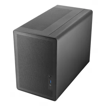 Caja de PC Mini Tower TACENS Mars Gaming MC-XPRO — Mini-ITX/Micro-ATX, compatible con fuente de alimentación SFX, malla, negra, ventilador de 120 mm