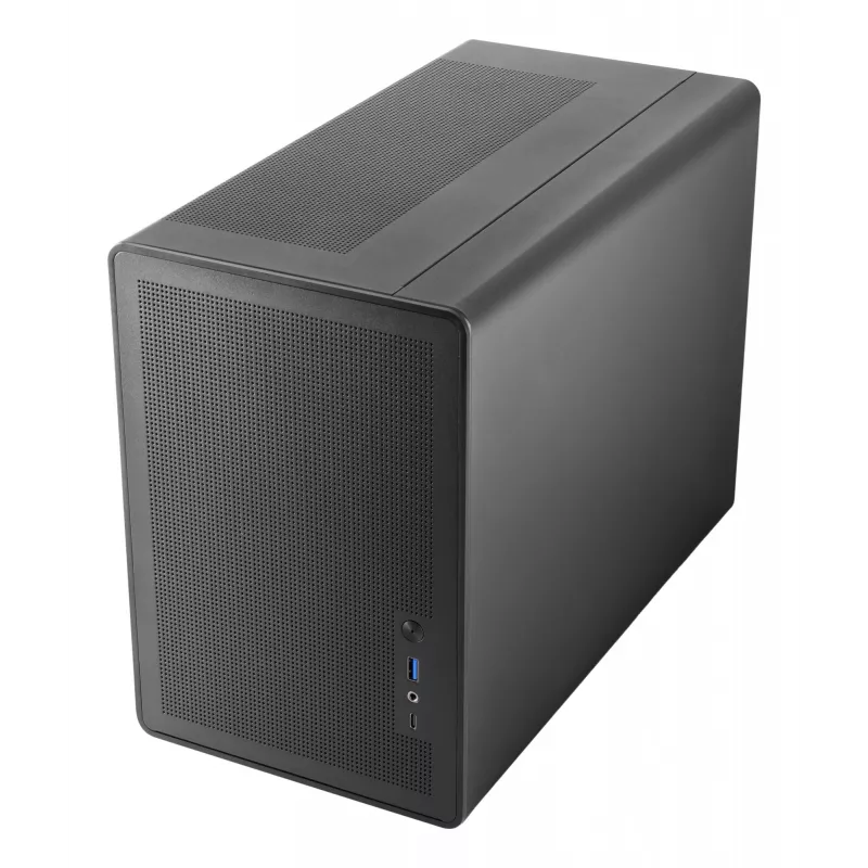 Caja de PC Mini Tower TACENS Mars Gaming MC-XPRO — Mini-ITX/Micro-ATX, compatible con fuente de alimentación SFX, malla, negra, ventilador de 120 mm