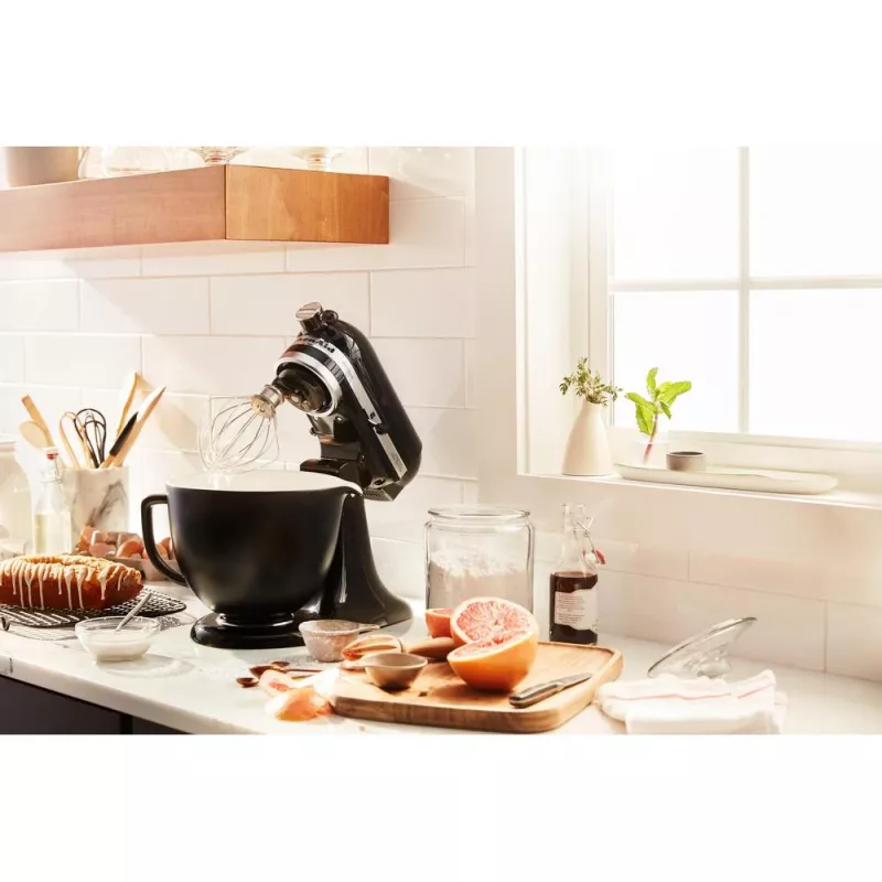 Batidora de pie KitchenAid Artisan 300 W Negra