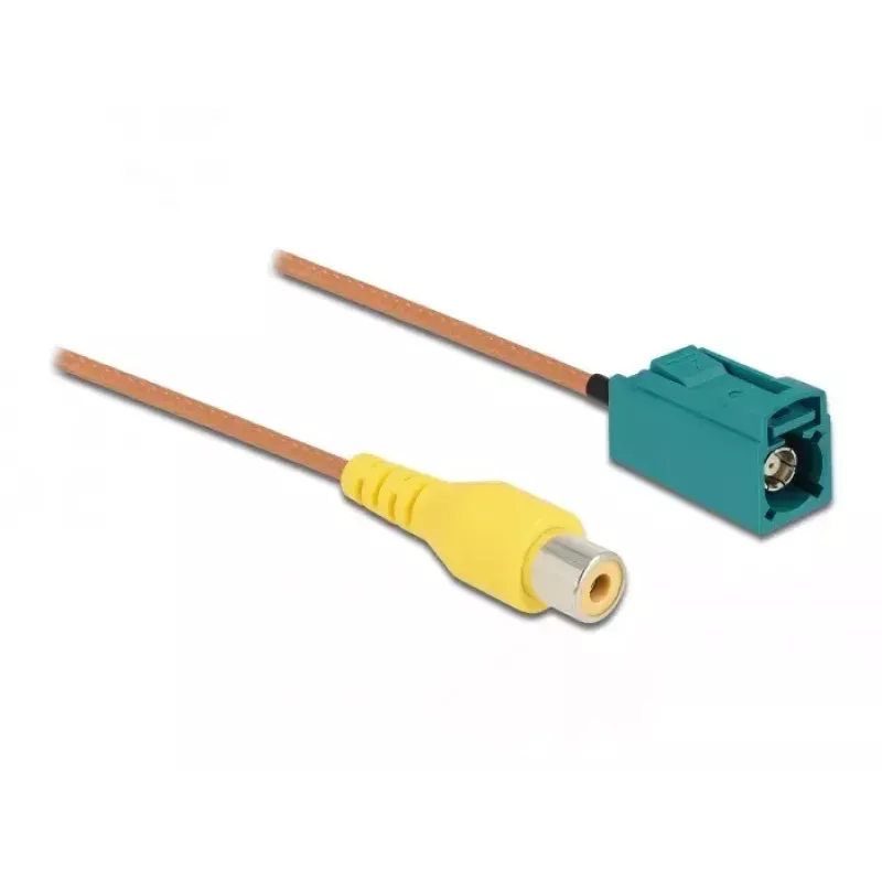 Cable FAKRA Z hembra a RCA hembra RG-179 32 cm DeLOCK