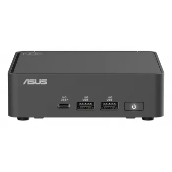 Barebone mini-PC ASUS NUC 15 Pro kit delgado RNUC15CRKI300000 — Core 3 100U hasta 4,7 GHz, sin RAM, Intel Graphics, Wi‑Fi 6/7, Bluetooth 5.4, 1Gb + 2.5Gb Ethernet, negro
