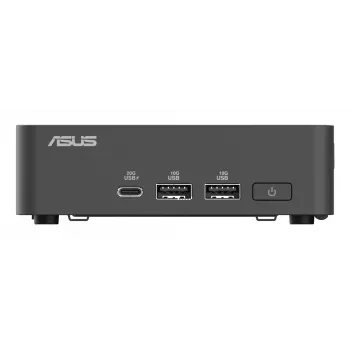 Barebone mini-PC ASUS NUC 15 Pro kit delgado RNUC15CRKI300000 — Core 3 100U hasta 4,7 GHz, sin RAM, Intel Graphics, Wi‑Fi 6/7, Bluetooth 5.4, 1Gb + 2.5Gb Ethernet, negro