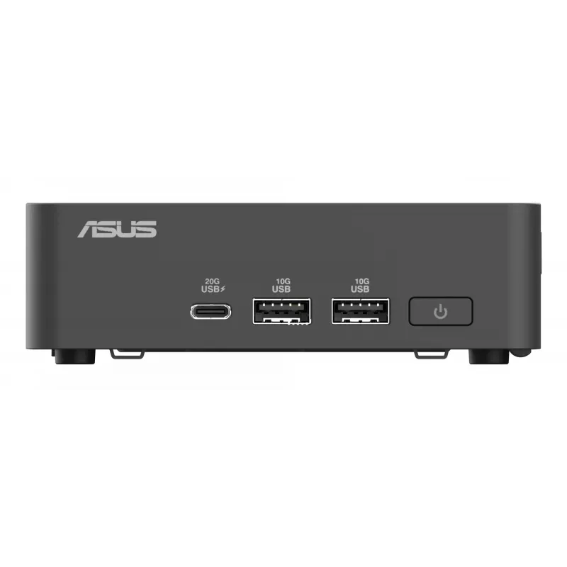 Barebone mini-PC ASUS NUC 15 Pro kit delgado RNUC15CRKI300000 — Core 3 100U hasta 4,7 GHz, sin RAM, Intel Graphics, Wi‑Fi 6/7, Bluetooth 5.4, 1Gb + 2.5Gb Ethernet, negro