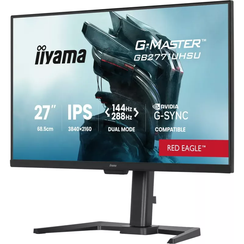 iiyama G-MASTER GB2771UHSU-B1 monitor de ordenador 68,6 cm (27 inch) 3840 x 2160 píxeles 4K Ultra HD LED negro