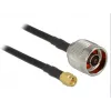 Cable coaxial DeLOCK 89465 RG-58 5 m conector macho N conector macho SMA negro