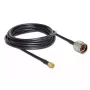 Cable coaxial DeLOCK 89465 RG-58 5 m conector macho N conector macho SMA negro