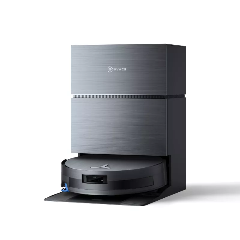 Robot aspirador Ecovacs Deebot X11 Pro Omni — negro, Li‑Ion 6400 mAh, 206 min de autonomía, 0,22 L de depósito de polvo, estación base 2,5 L