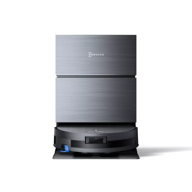 Robot aspirador Ecovacs Deebot X11 Pro Omni — negro, Li‑Ion 6400 mAh, 206 min de autonomía, 0,22 L de depósito de polvo, estación base 2,5 L