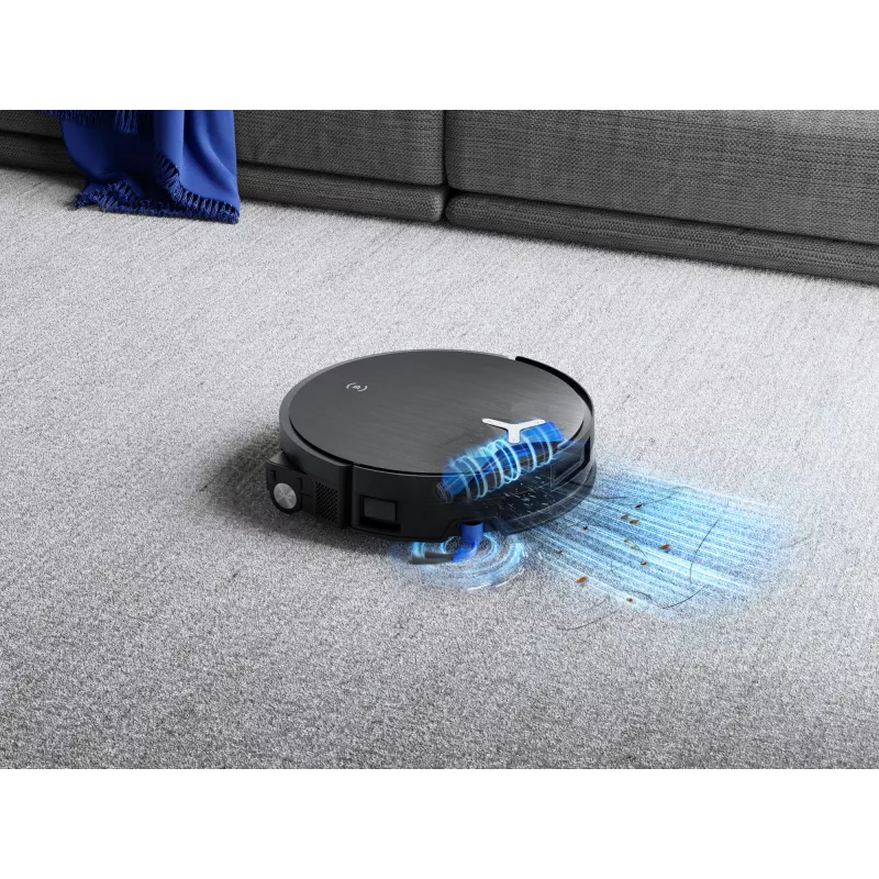Robot aspirador Ecovacs Deebot X11 Pro Omni — negro, Li‑Ion 6400 mAh, 206 min de autonomía, 0,22 L de depósito de polvo, estación base 2,5 L