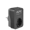 APC PME1WU2B-GR protector contra sobretensiones negro, gris 1 salida AC 230 V