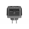APC PME1WU2B-GR protector contra sobretensiones negro, gris 1 salida AC 230 V