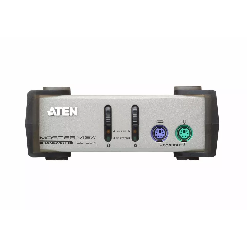ATEN CS82A conmutador KVM plateado