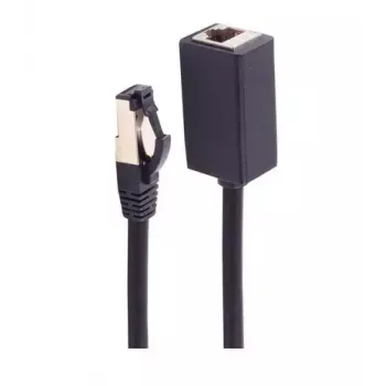 Cable de red ShiverPeaks BS08-44055 5m Cat8.1 F/FTP Negro