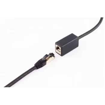 Cable de red ShiverPeaks BS08-44025 1 m Cat8.1 F/FTP negro