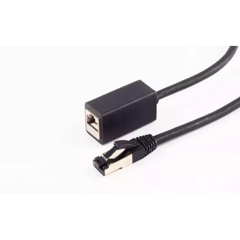 Cable de red ShiverPeaks BS08-44025 1 m Cat8.1 F/FTP negro