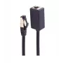 Cable de red ShiverPeaks BS08-44025 1 m Cat8.1 F/FTP negro