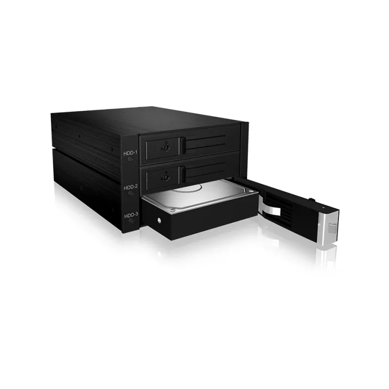 ICY BOX ICY BOX IB-563SSK - caja para unidades de almacenamiento con ventilador - 3.5 (8.9 cm)
