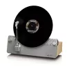Tocadiscos de transmisión por correa Lenco LSA-071SI, totalmente automático, gris, Bluetooth, 3,5 mm, 10 W