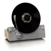 Tocadiscos de transmisión por correa Lenco LSA-071SI, totalmente automático, gris, Bluetooth, 3,5 mm, 10 W