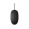 HP 128 LSR WRD Ratón (Bulk120), ambidiestro, láser, USB Type-A, Negro