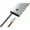 Techly IUSB32C-HUB6HPDI Concentrador de interfaces USB 3.2 Gen 1 (3.1 Gen 1) Type-C 5000 Mbit/s Aluminio