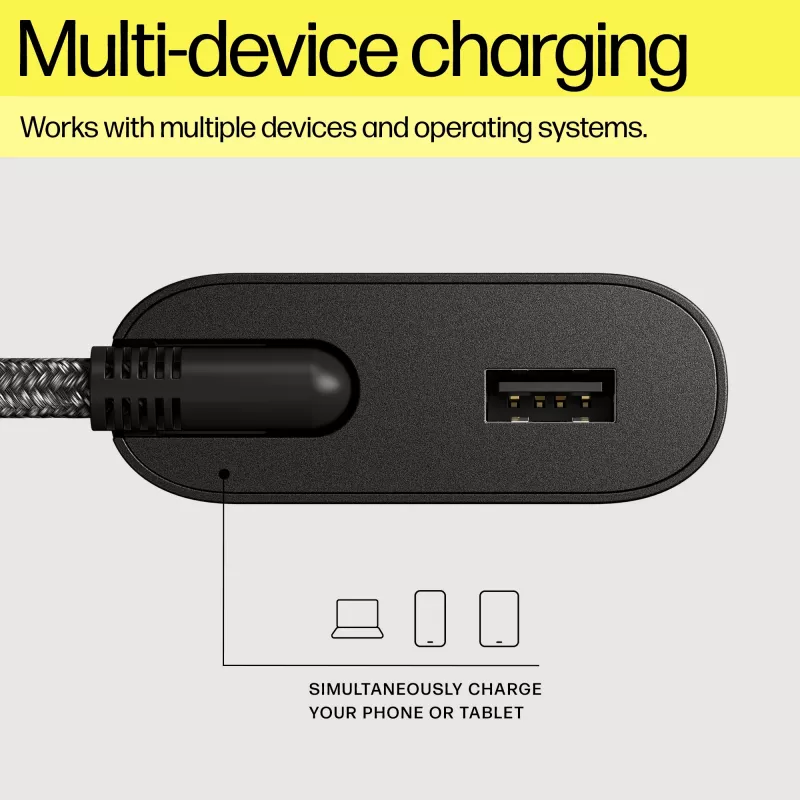 Cargador para portátil HP 110W USB-C, portátil, interior, 43 - 63 Hz, 110 W, 5V/9V/12V/15V/20V, 1,6 A