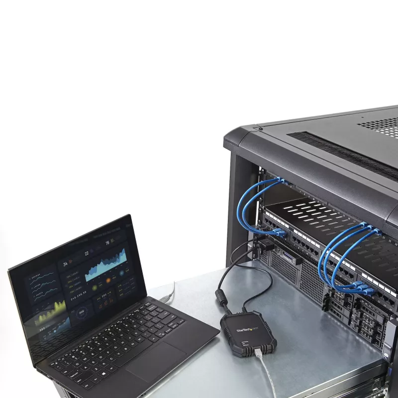 StarTech.com consola KVM de portátil a servidor con carcasa robusta