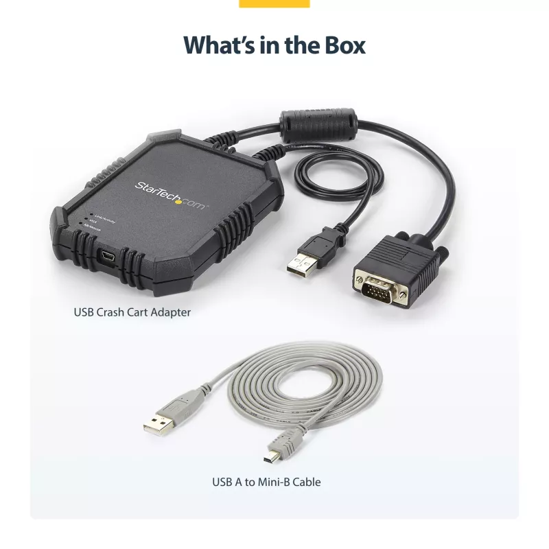 StarTech.com consola KVM de portátil a servidor con carcasa robusta