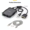 StarTech.com consola KVM de portátil a servidor con carcasa robusta