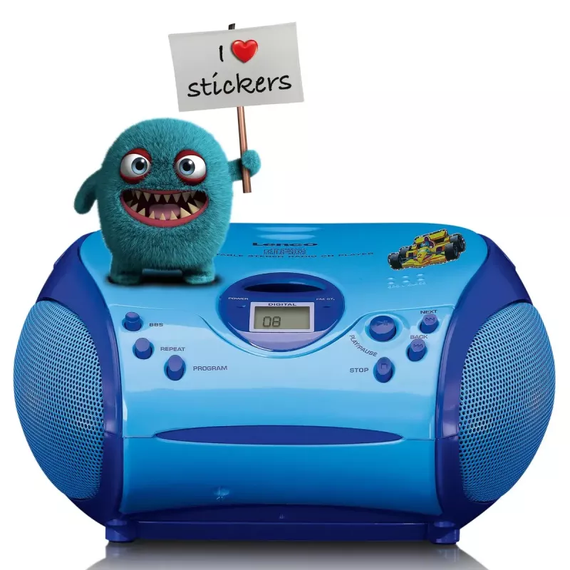 Radio portátil Lenco SCD-24BU Kids FM 4W 60dB