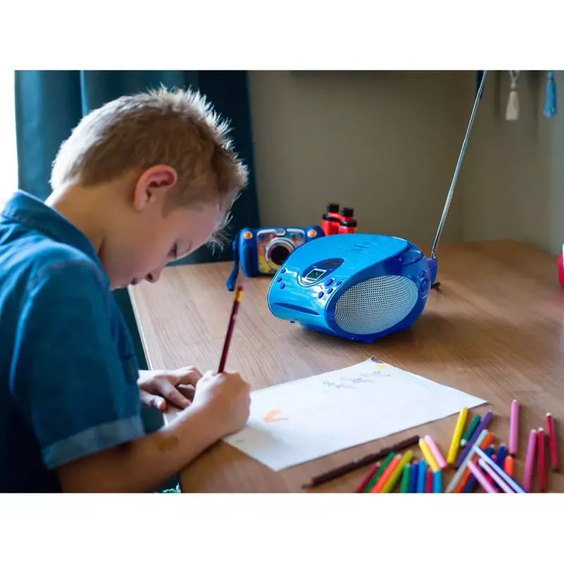 Radio portátil Lenco SCD-24BU Kids FM 4W 60dB